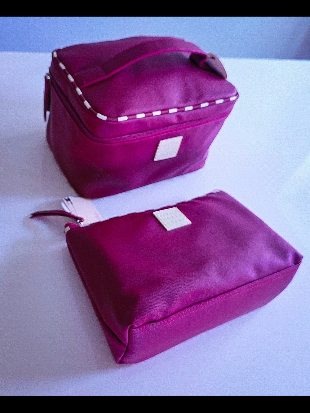Tender, Love + Carry Makeup Bag Set : Burgundy